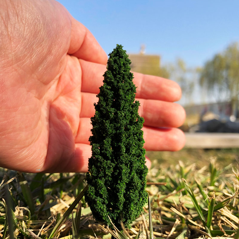 Realistic Miniature Pine Trees (3pcs)
