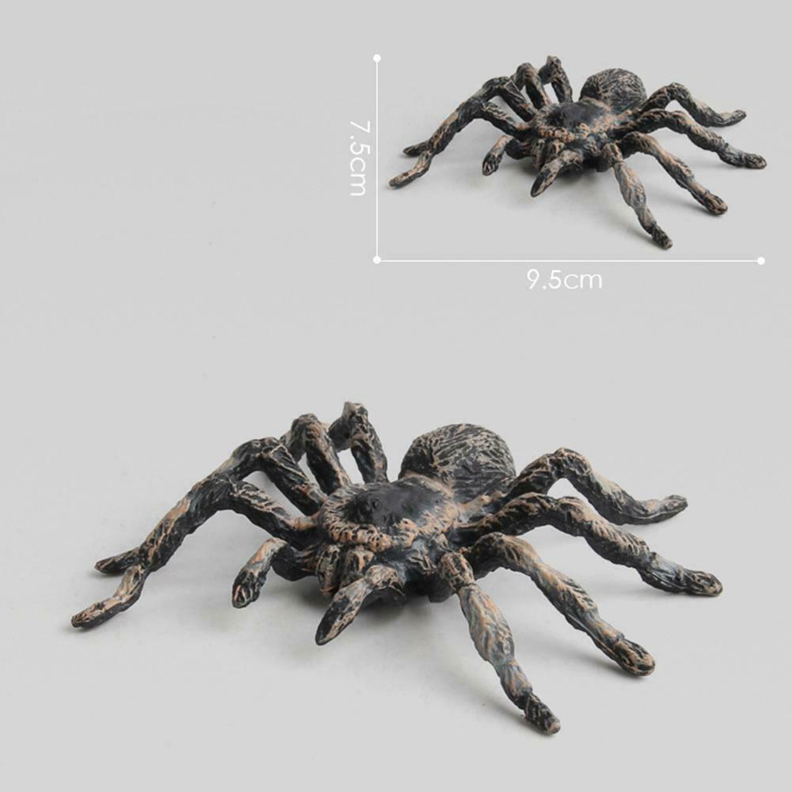 Realistic PVC Fake Tarantulas (2pcs)