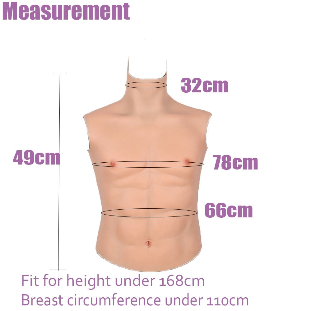 Realistic Silicone Abs and Muscular Chest Realistic Silicone Abs and Muscular Chest