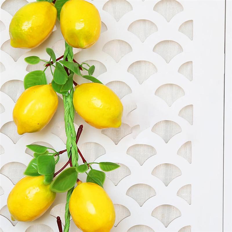 Realistic String Fake Lemons Decor (2pcs)