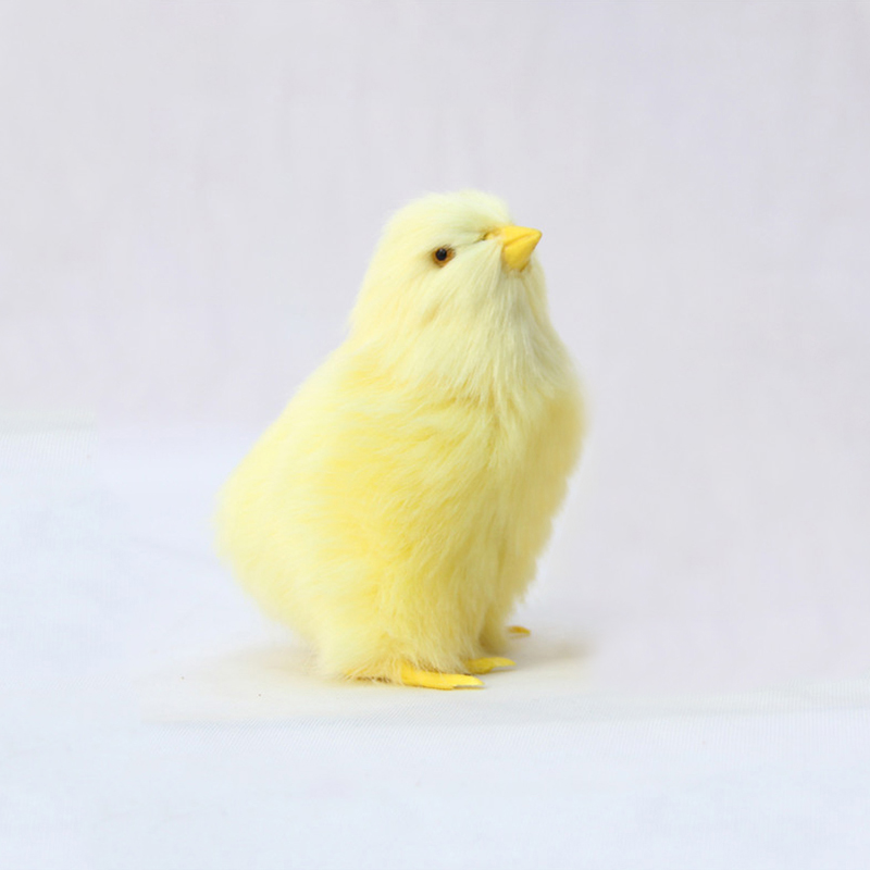 Realistic Yellow Artificial Chick