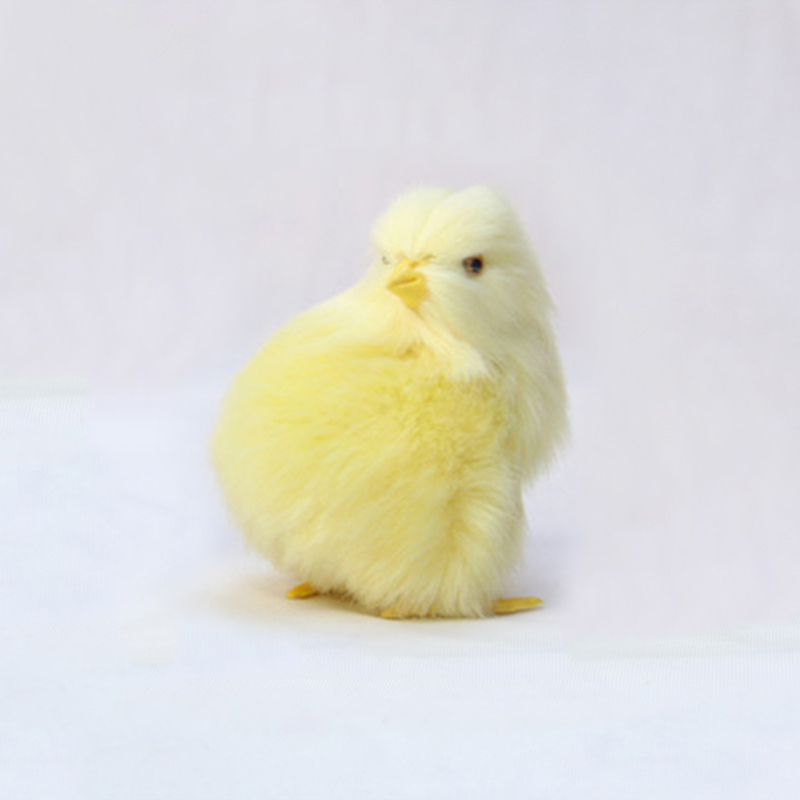 Realistic Yellow Artificial Chick