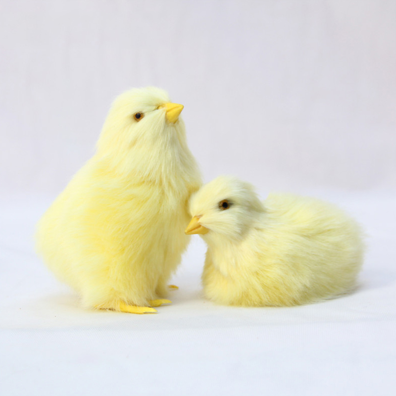 Realistic Yellow Artificial Chick