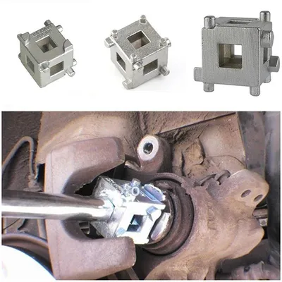 Rear Disc Brake Caliper Piston Rewind/Wind Back Cube Tool 3/8″ Drive Tool