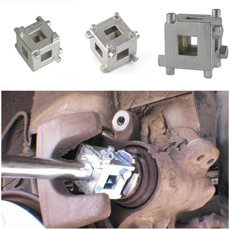 Rear Disc Brake Caliper Piston Rewind/Wind Back Cube Tool 3/8″ Drive Tool Rear Disc Brake Caliper Piston Rewind/Wind Back Cube Tool 3/8″ Drive Tool