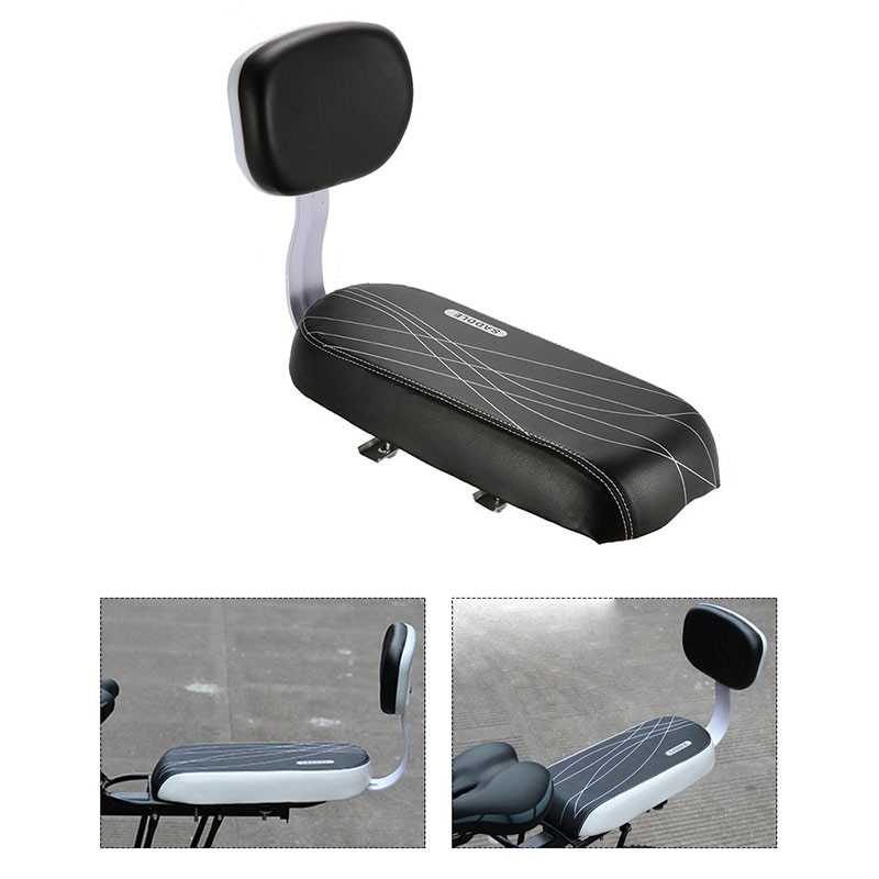 Rear Mounted Kids Bike Seat with Backrest Rear Mounted Kids Bike Seat with Backrest
