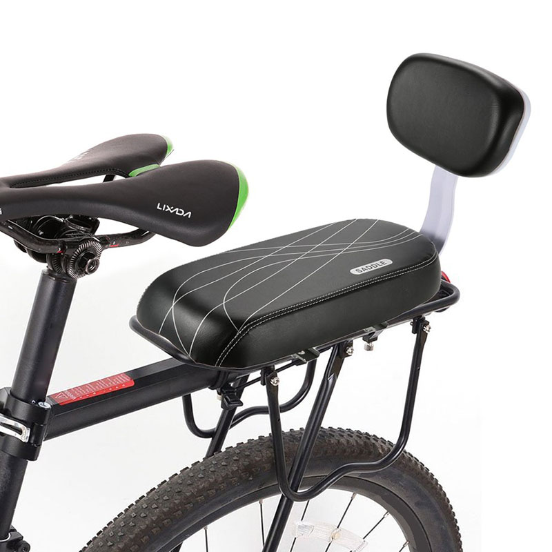 Rear Mounted Kids Bike Seat with Backrest Rear Mounted Kids Bike Seat with Backrest