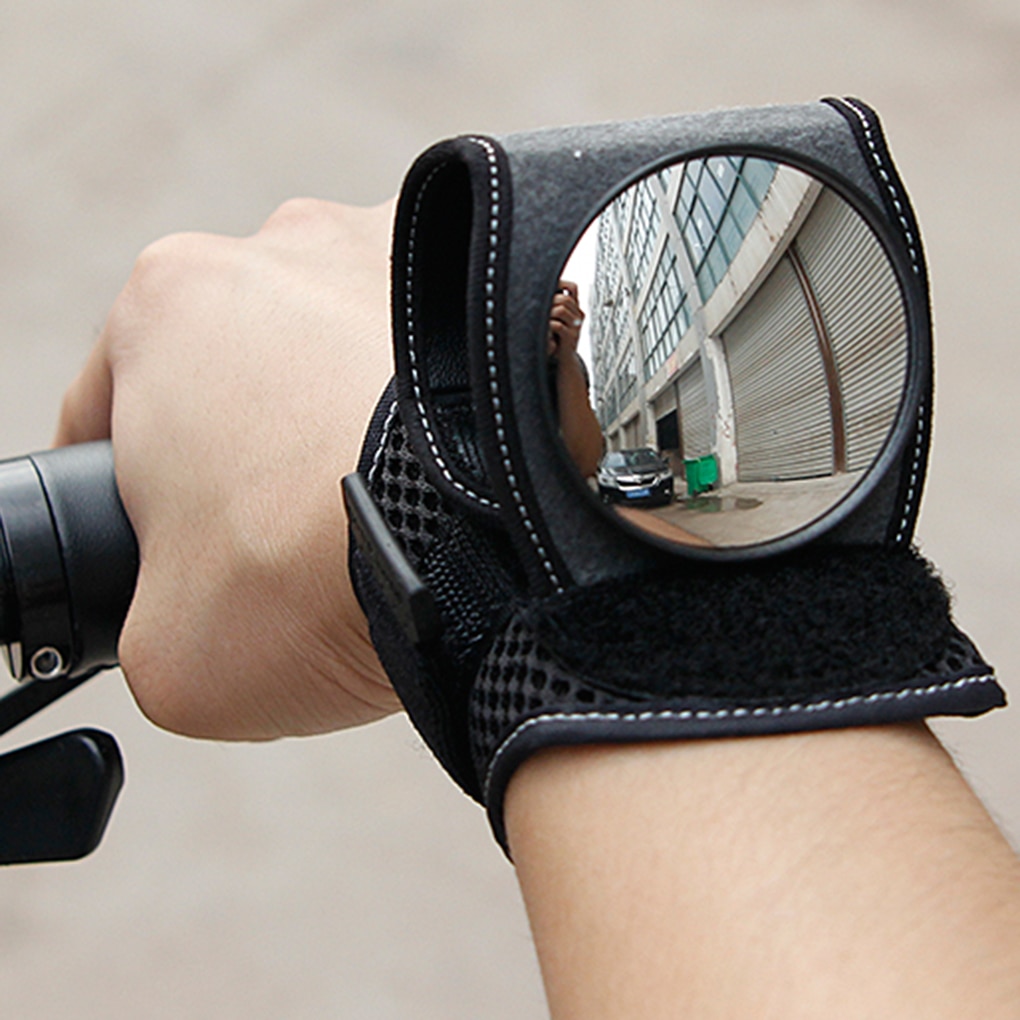 Rear View Bicycle Wrist Mirror