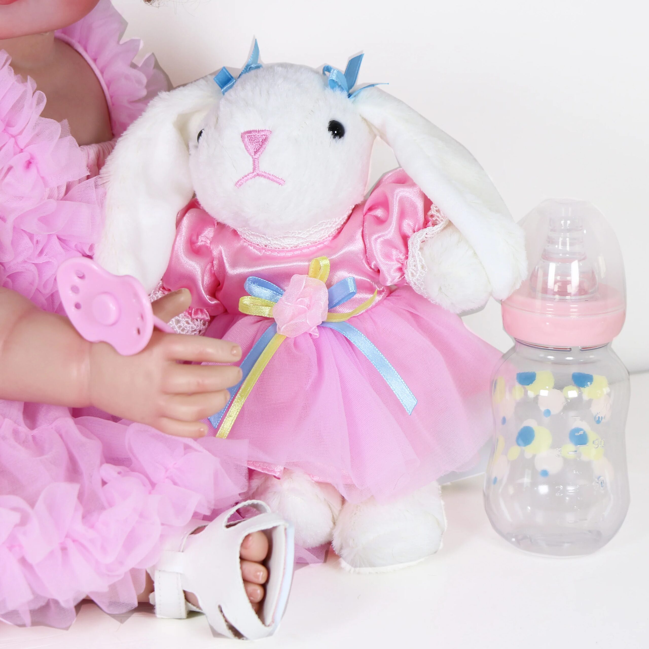 Reborn Toddler Girl Doll -22 inch Happy Dance with 3D Painted Skin Visible Veins and Soft Full Vinyl with Rooted Reborn Toddler Girl Doll -22 inch Happy Dance with 3D Painted Skin Visible Veins and Soft Full Vinyl with Rooted