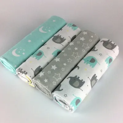 Receiving Blankets 4pcs Cotton Sheets Receiving Blankets 4pcs Cotton Sheets