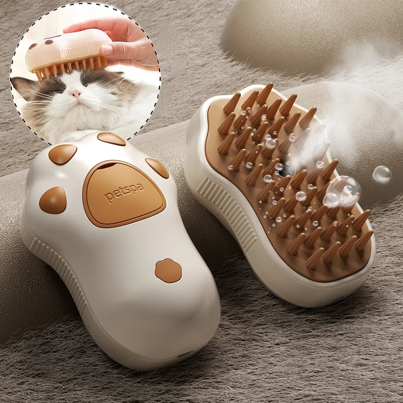 Rechargeable 3 in 1 Pet Brush Cat Steam Brush Comb Dog Brush Electric Spray Cat Hair Brushes Massage Pet Grooming Hair Rechargeable 3 in 1 Pet Brush Cat Steam Brush Comb Dog Brush Electric Spray Cat Hair Brushes Massage Pet Grooming Hair