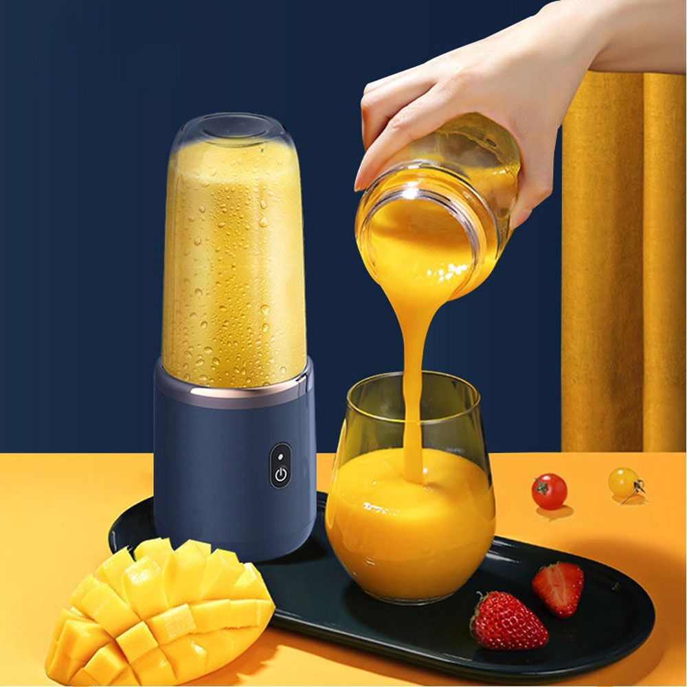 Rechargeable 6 Blades Portable Electric Juicer 400ml Lemon Orange Fruit Squeezer Multifunction Mixer Fruit Smoothie Rechargeable 6 Blades Portable Electric Juicer 400ml Lemon Orange Fruit Squeezer Multifunction Mixer Fruit Smoothie