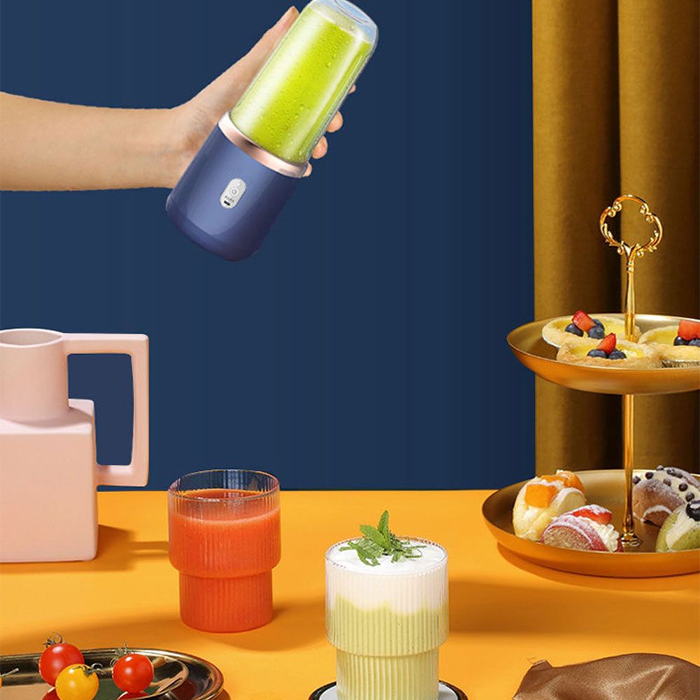 Rechargeable 6 Blades Portable Electric Juicer 400ml Lemon Orange Fruit Squeezer Multifunction Mixer Fruit Smoothie Rechargeable 6 Blades Portable Electric Juicer 400ml Lemon Orange Fruit Squeezer Multifunction Mixer Fruit Smoothie