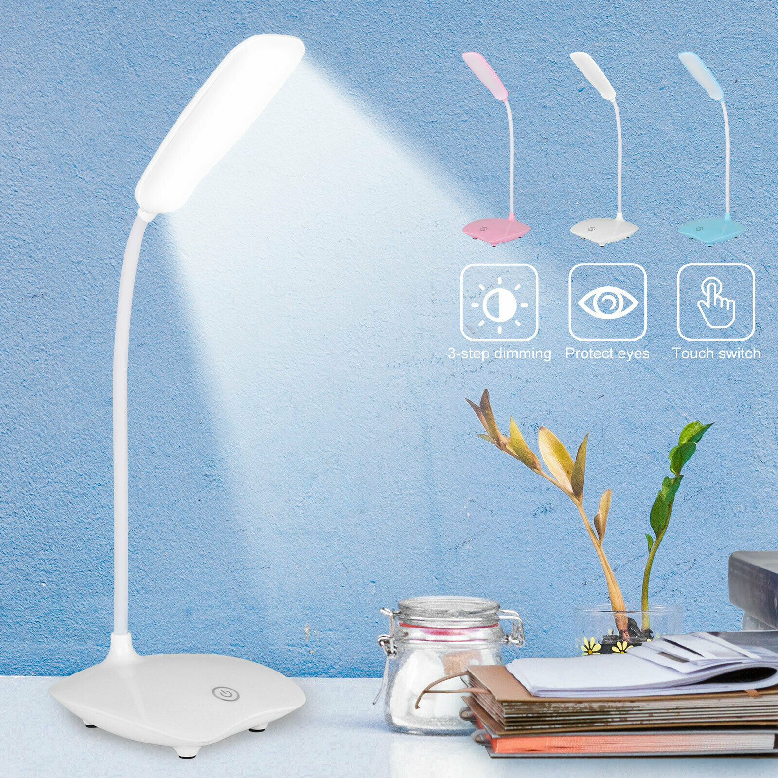Rechargeable and Dimmable LED Desk Lamp Rechargeable and Dimmable LED Desk Lamp