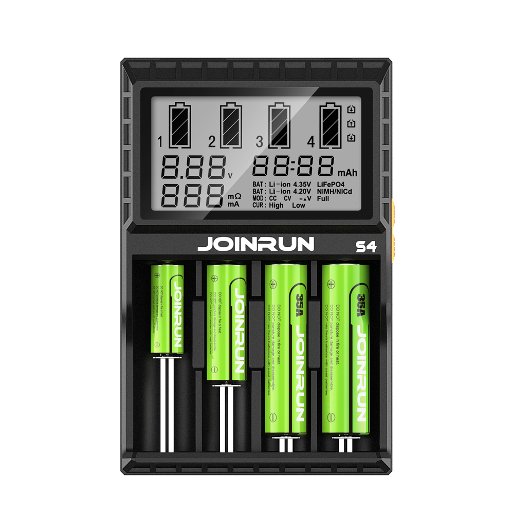 Rechargeable Battery Charger with LCD Screen Rechargeable Battery Charger with LCD Screen