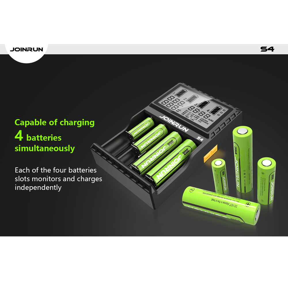 Rechargeable Battery Charger with LCD Screen Rechargeable Battery Charger with LCD Screen