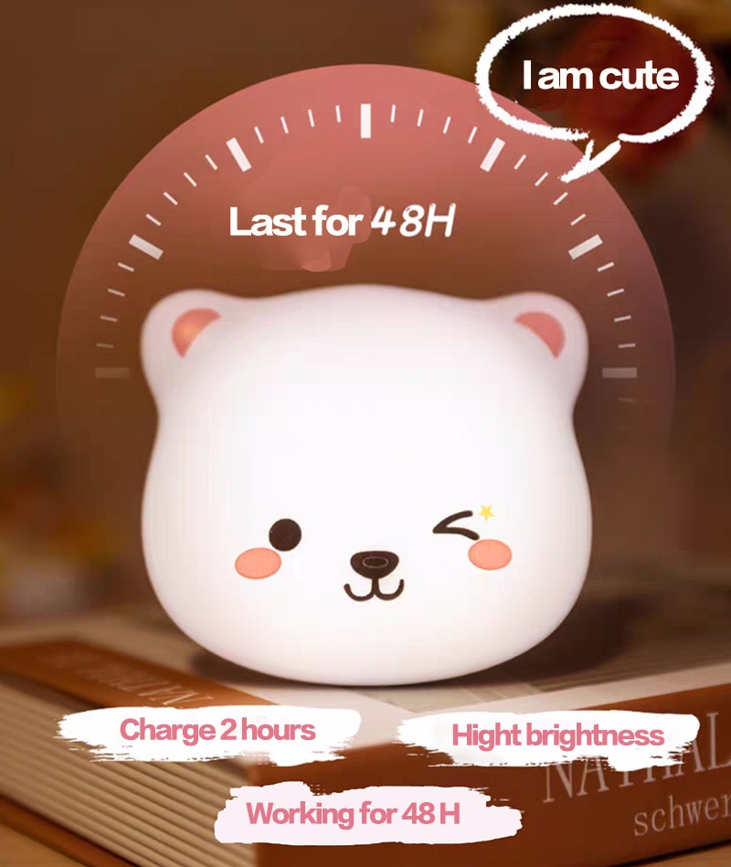 Rechargeable Bear Night Light Rechargeable Bear Night Light
