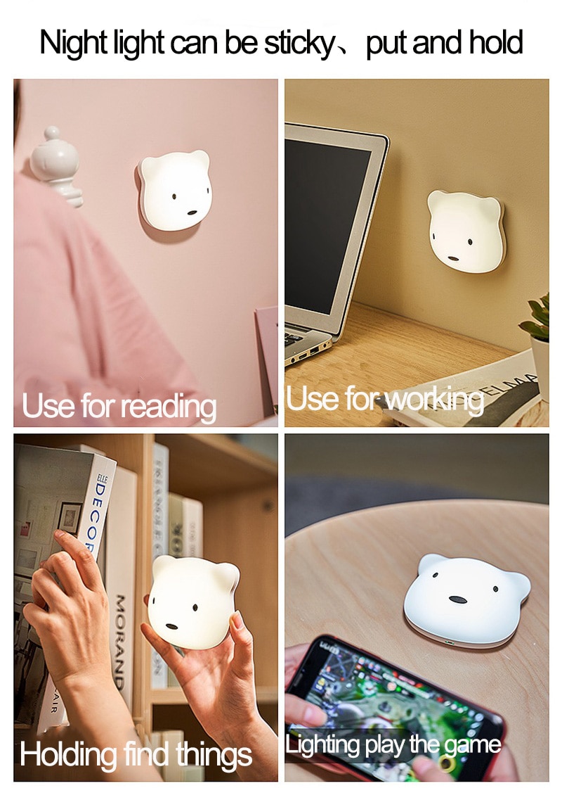 Rechargeable Bear Night Light Rechargeable Bear Night Light