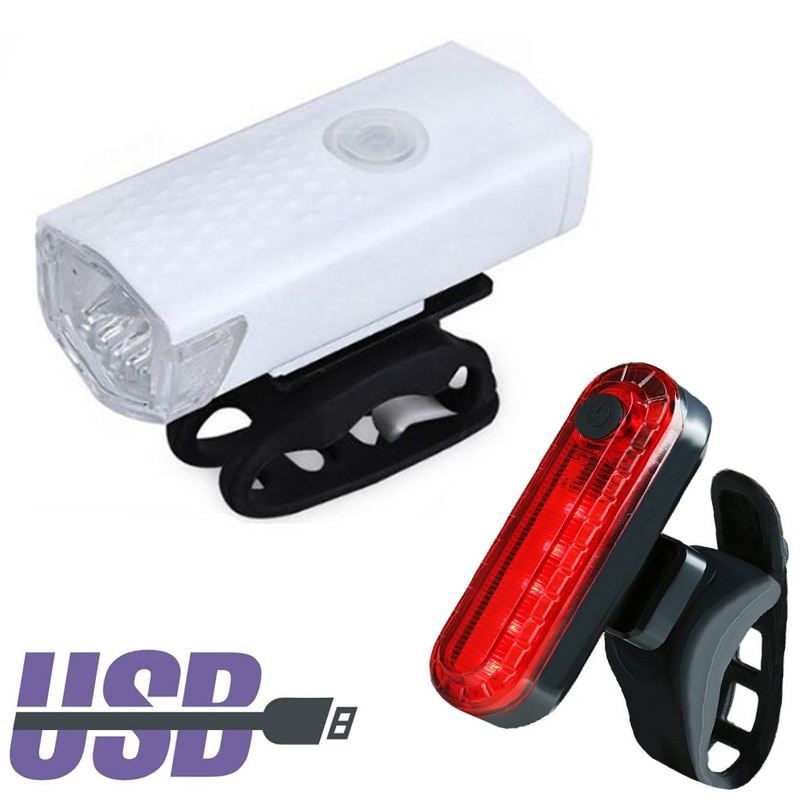 Rechargeable Bike Lights (2Pcs/Set) Rechargeable Bike Lights (2Pcs/Set)