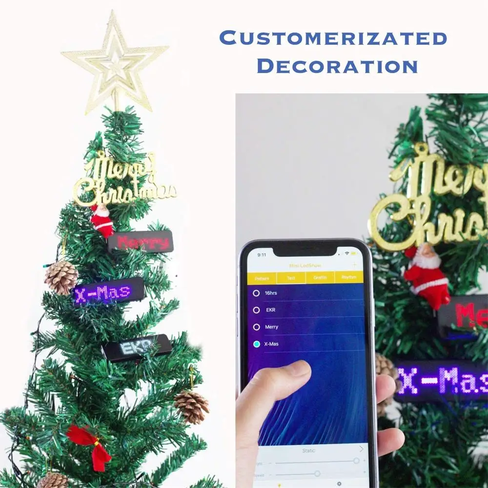 Rechargeable Bluetooth Digital LED Badge Insignia DIY Programmable Scrolling Message Board Mini LED Display LED Name Tag Rechargeable Bluetooth Digital LED Badge Insignia DIY Programmable Scrolling Message Board Mini LED Display LED Name Tag
