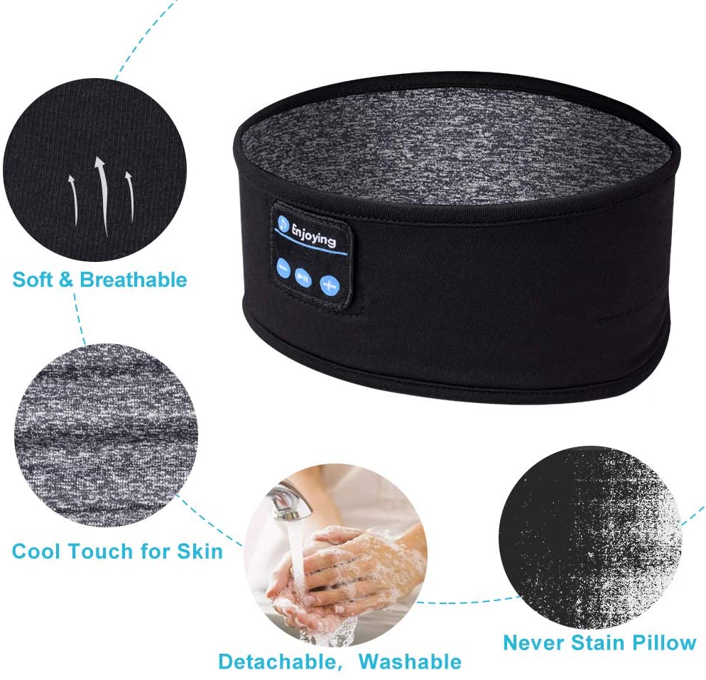 Rechargeable Bluetooth Sleep Headband Eye Mask Rechargeable Bluetooth Sleep Headband Eye Mask