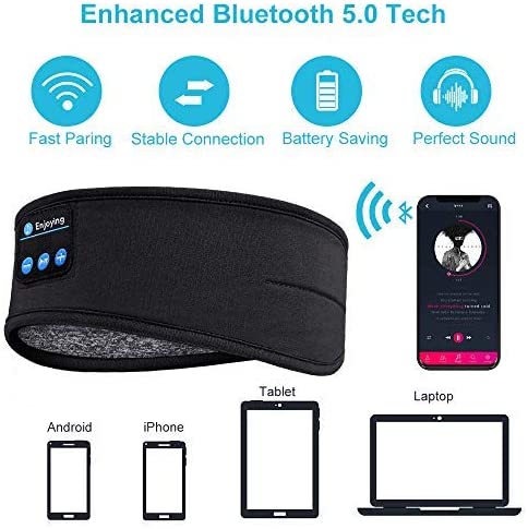 Rechargeable Bluetooth Sleep Headband Eye Mask Rechargeable Bluetooth Sleep Headband Eye Mask