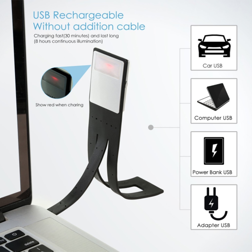 Rechargeable Book Light LED Reading Light Rechargeable Book Light LED Reading Light