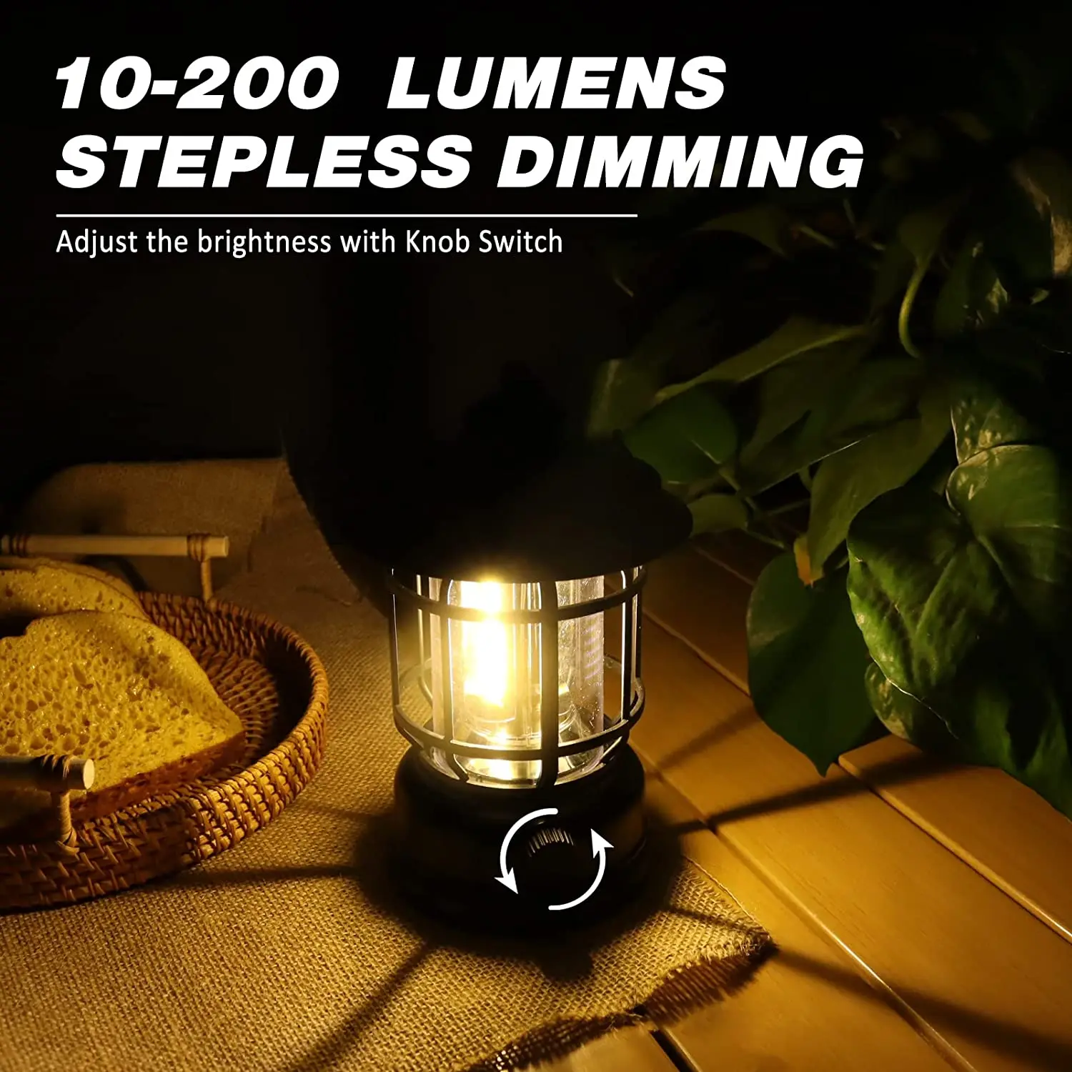 Rechargeable Camping Lantern Stepless Dimming COB Portable Waterproof for Hiking Fishing Emergency Home Power Outages Rechargeable Camping Lantern Stepless Dimming COB Portable Waterproof for Hiking Fishing Emergency Home Power Outages