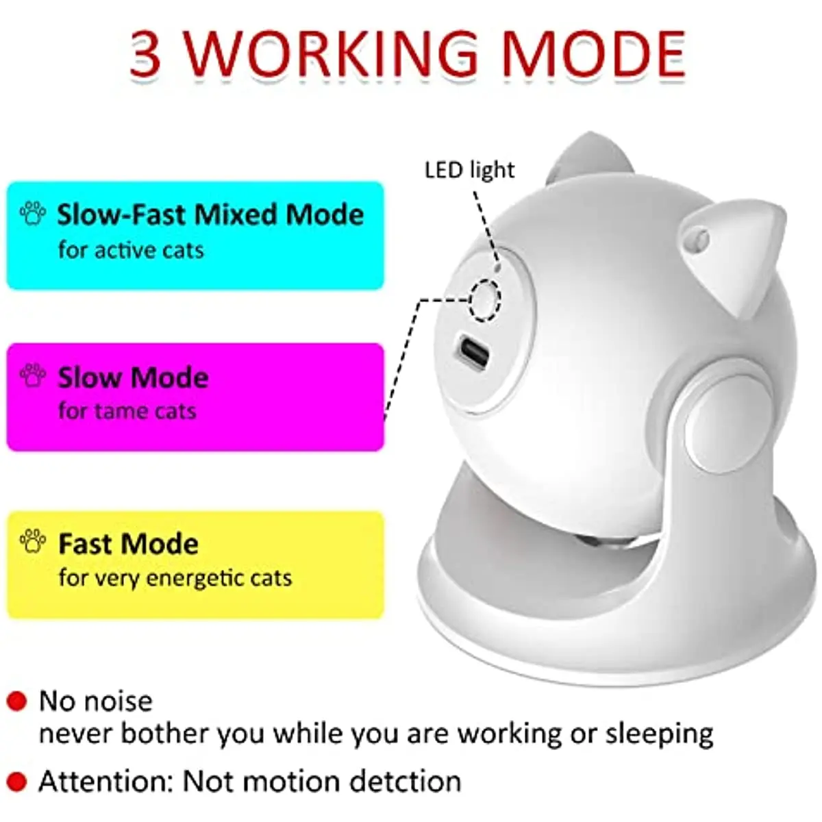 Rechargeable Cat Laser Pointer Interactive Toy Rechargeable Cat Laser Pointer Interactive Toy