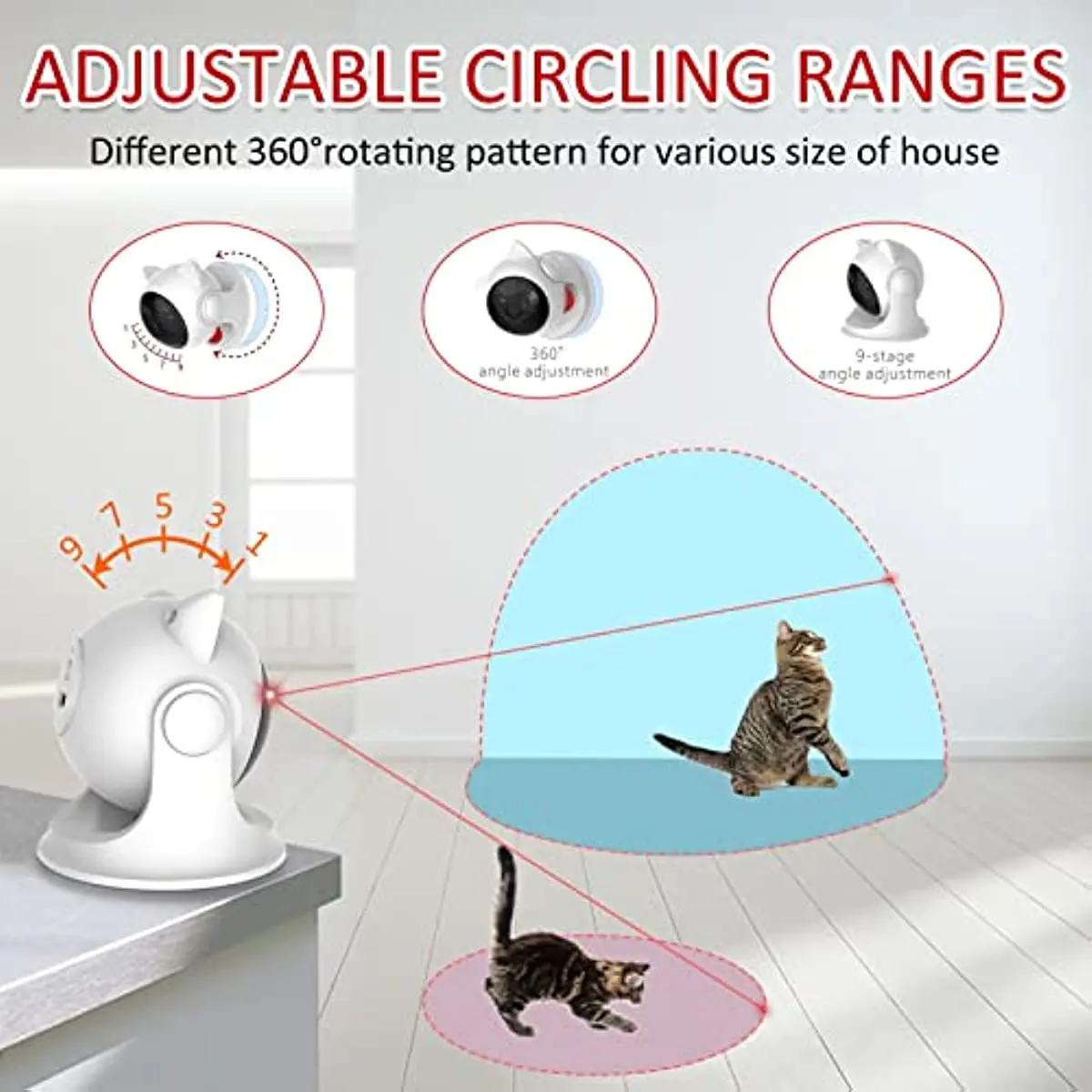 Rechargeable Cat Laser Pointer Interactive Toy Rechargeable Cat Laser Pointer Interactive Toy