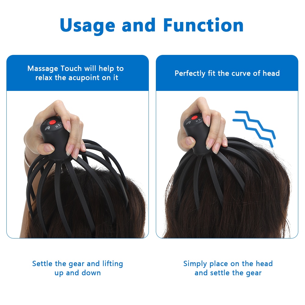 Rechargeable Claw Electric Hair Massager Rechargeable Claw Electric Hair Massager