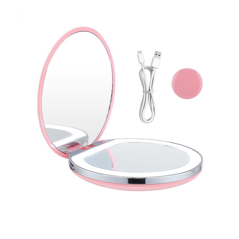 Rechargeable Compact Mirror with Light Rechargeable Compact Mirror with Light