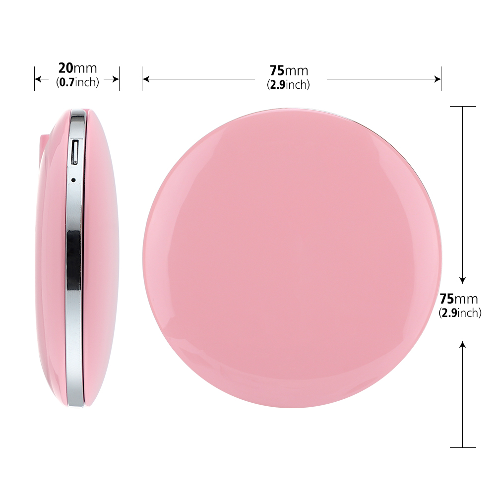 Rechargeable Compact Mirror with Light Rechargeable Compact Mirror with Light