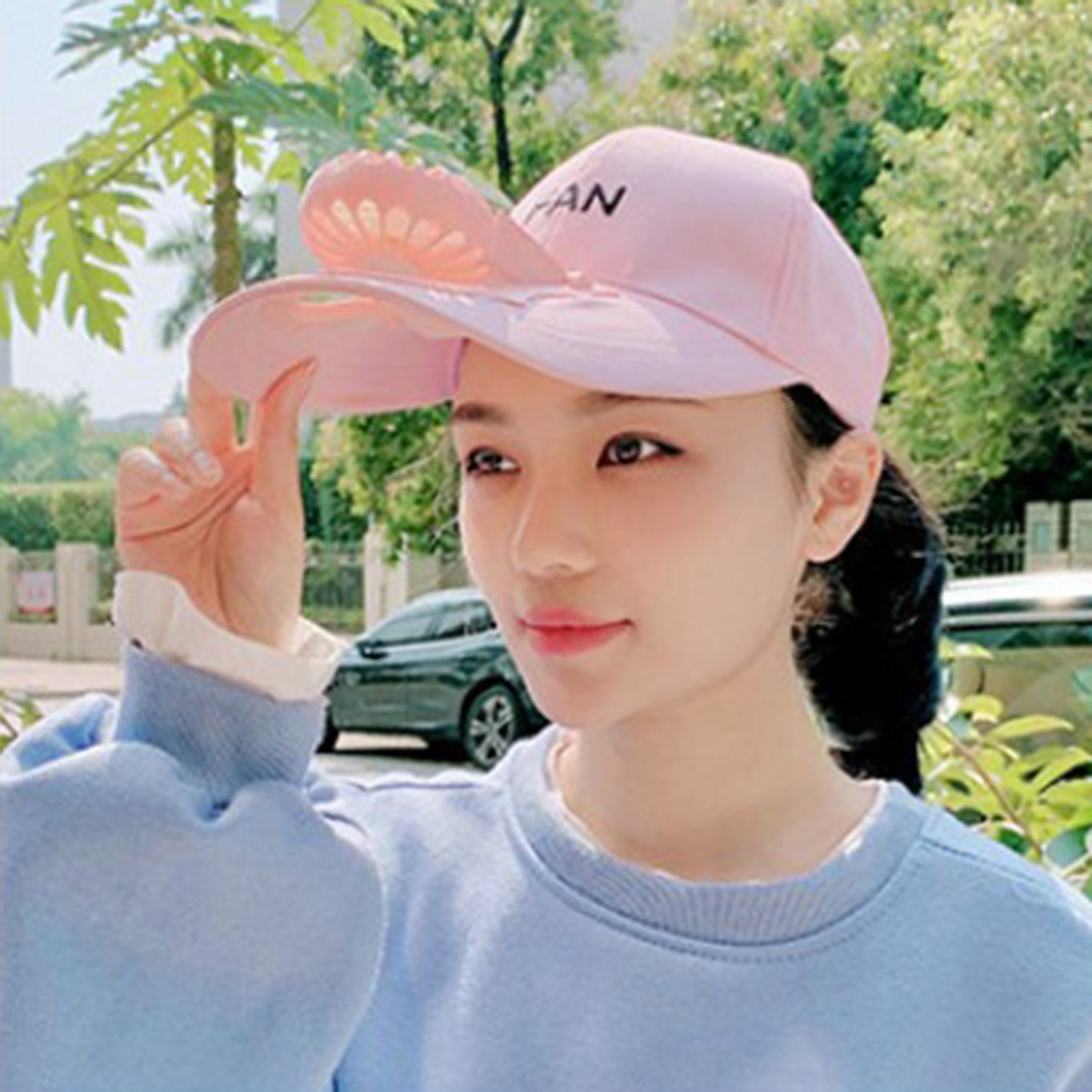 Rechargeable Cooling Fan Baseball Cap