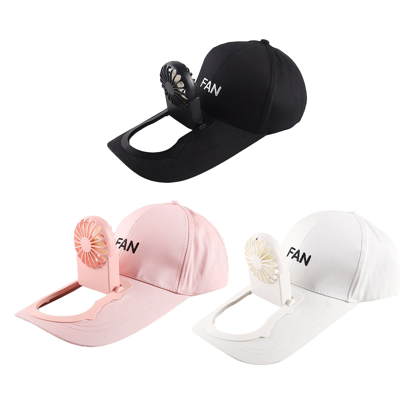 Rechargeable Cooling Fan Baseball Cap Rechargeable Cooling Fan Baseball Cap