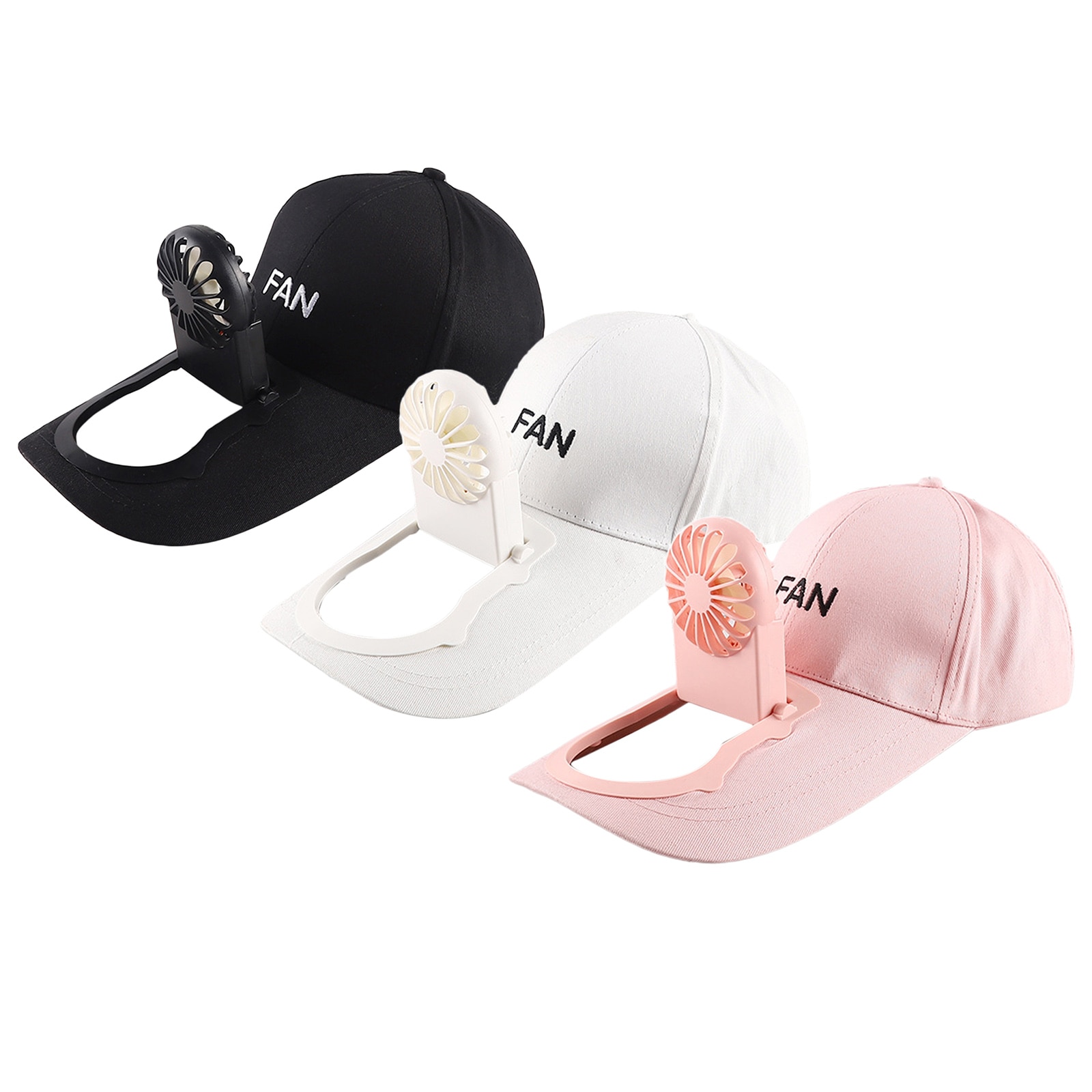 Rechargeable Cooling Fan Baseball Cap Rechargeable Cooling Fan Baseball Cap