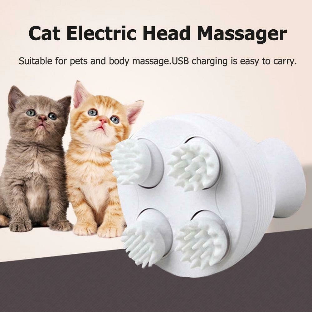 Rechargeable Electric Cat Head Massager