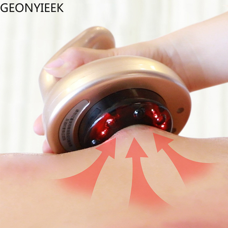 Rechargeable Electric Cupping Massage Guasha Scraping EMS Body Massager Vacuum Cans Suction Cup IR Heating Rechargeable Electric Cupping Massage Guasha Scraping EMS Body Massager Vacuum Cans Suction Cup IR Heating