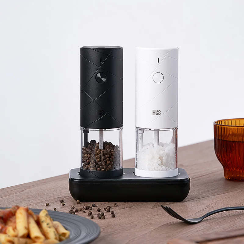 Rechargeable Electric Grinder Pepper Seasonings Spices Grain Mill Salt Shaker LED Light 6 Modes Kitchen Cooking Tool Rechargeable Electric Grinder Pepper Seasonings Spices Grain Mill Salt Shaker LED Light 6 Modes Kitchen Cooking Tool