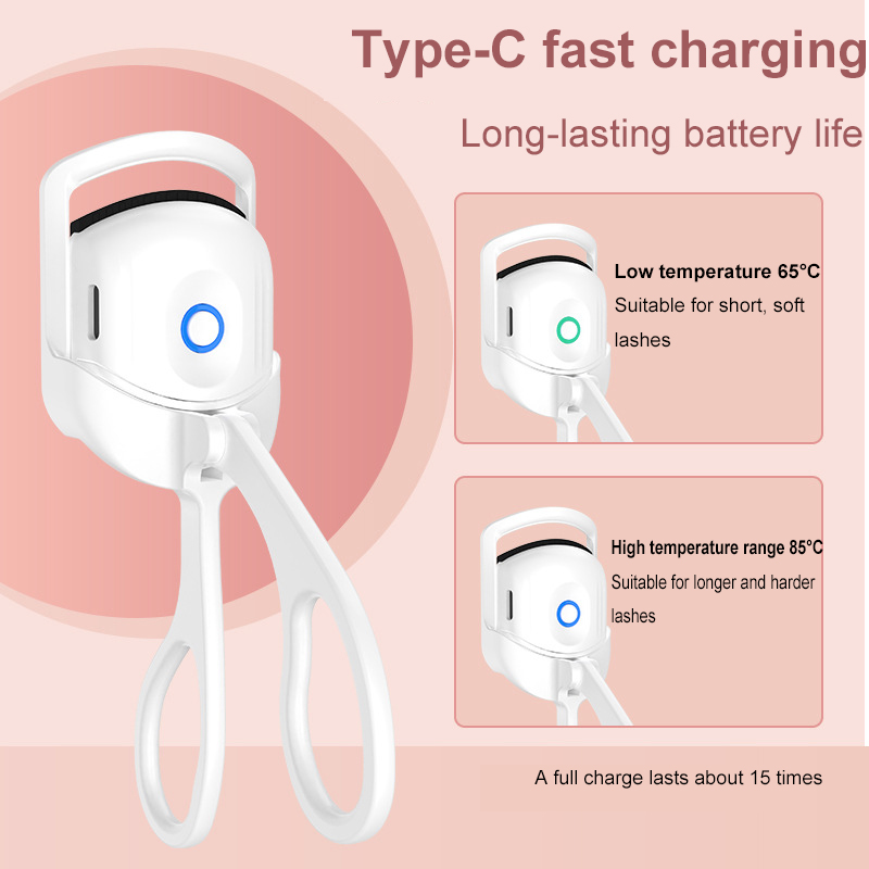Rechargeable Electric Heated Eyelash Curler