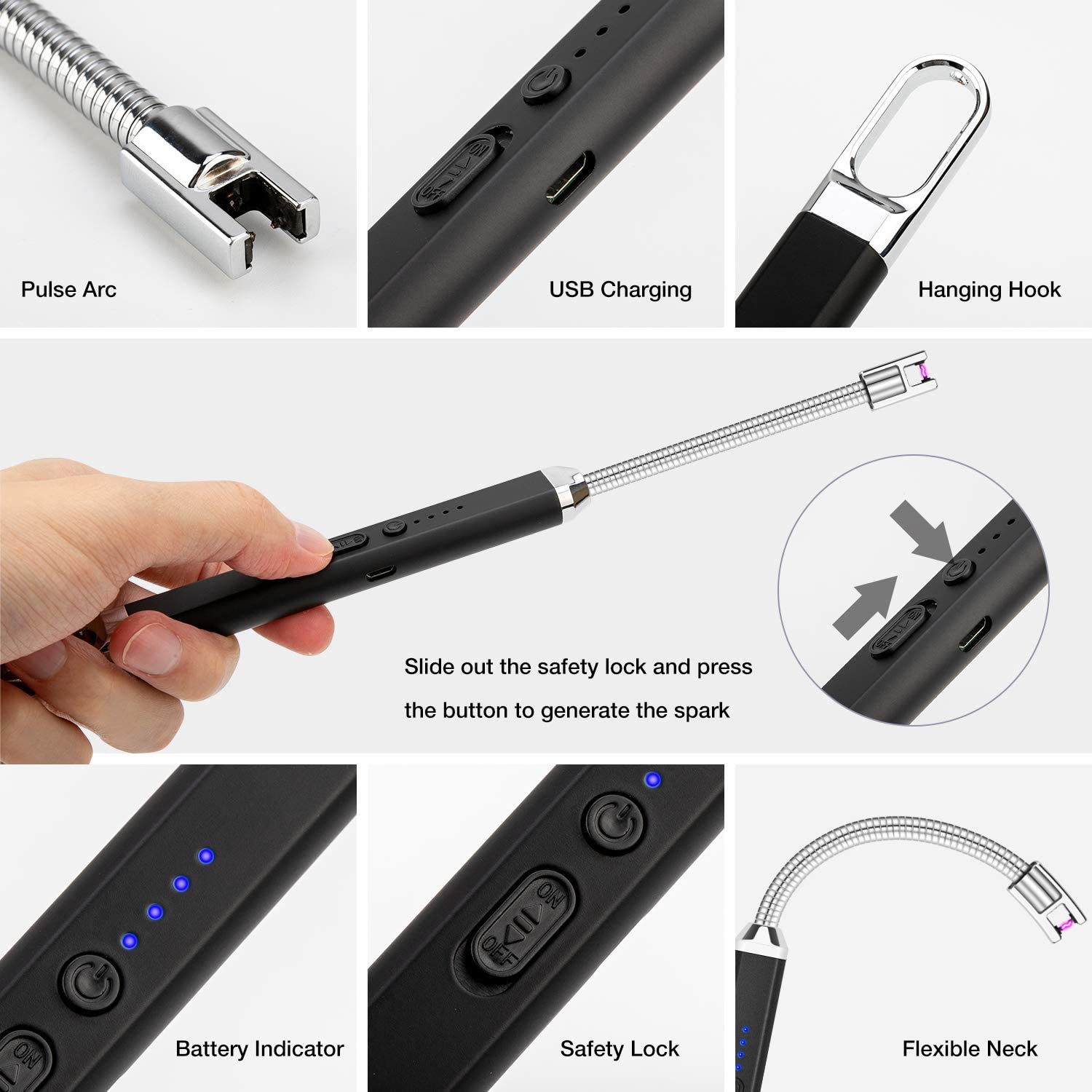 Rechargeable Electric USB Candle Lighter Rechargeable Electric USB Candle Lighter