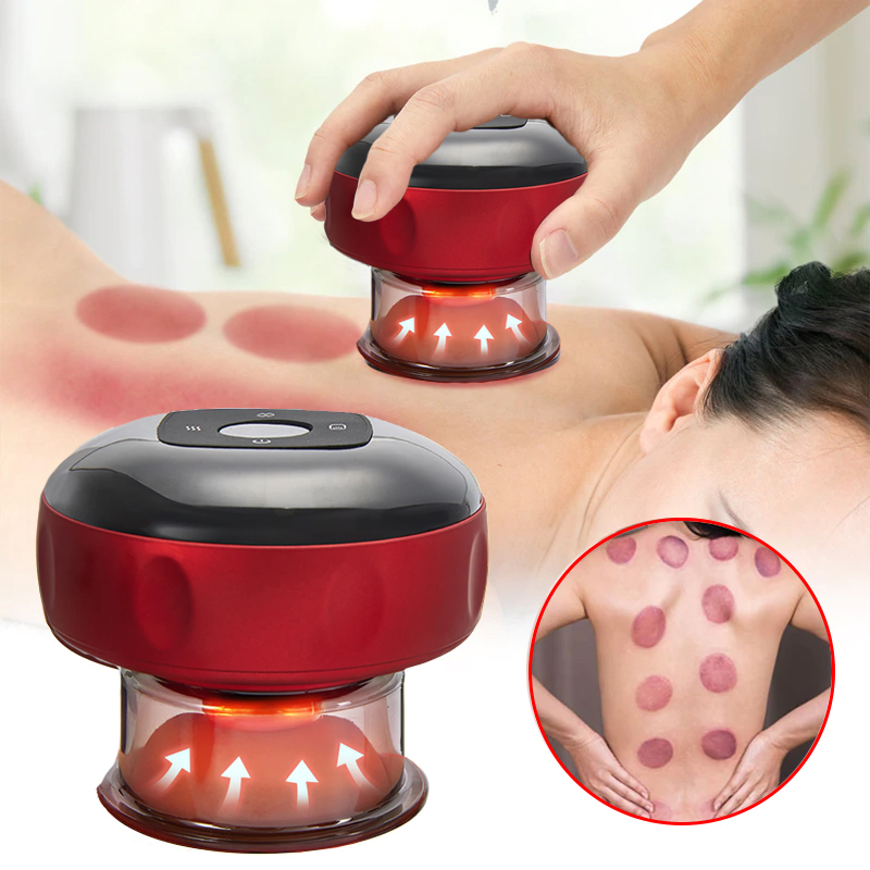 Rechargeable Electric Vacuum Cupping Massage Body Cups Anti Cellulite Therapy Massager for Body Electric Guasha