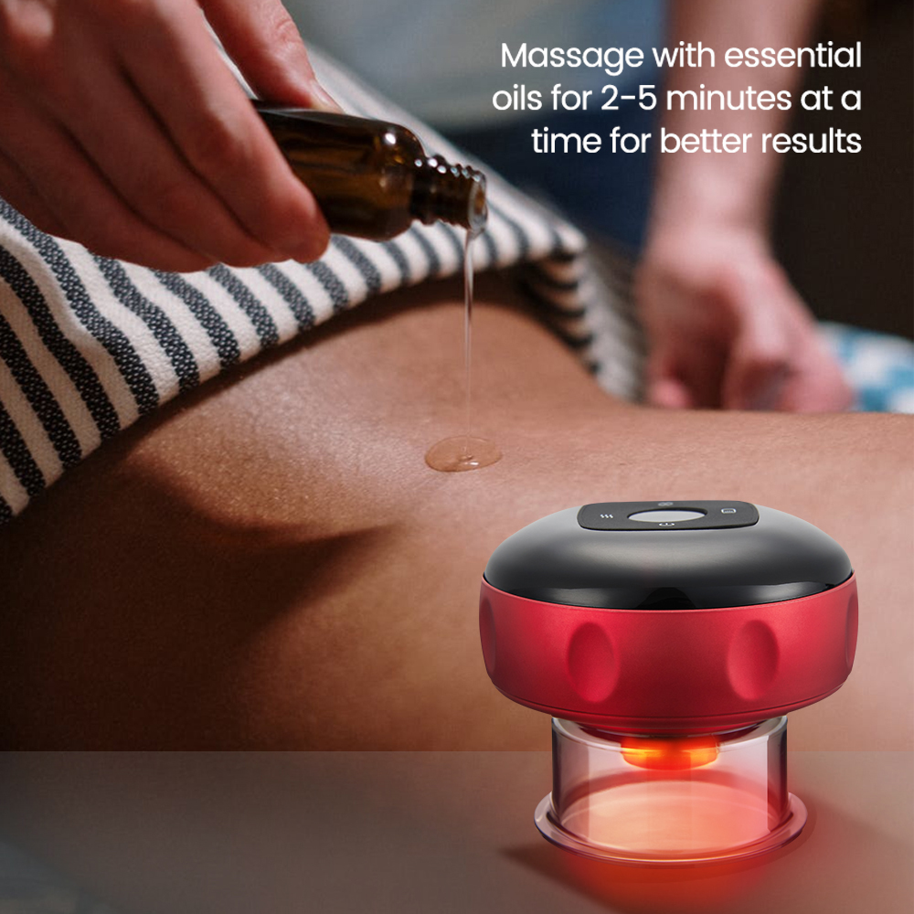 Rechargeable Electric Vacuum Cupping Massage Body Cups Anti Cellulite Therapy Massager for Body Electric Guasha