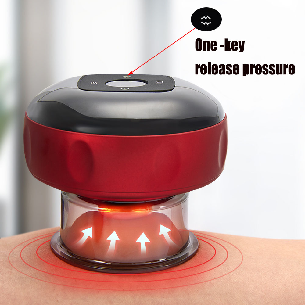 Rechargeable Electric Vacuum Cupping Massage Body Cups Anti Cellulite Therapy Massager for Body Electric Guasha