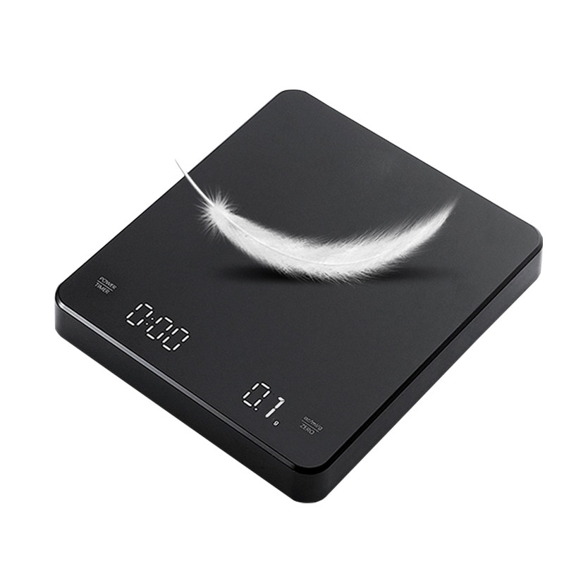 Rechargeable Electronic Coffee Bean Scale with Digital LCD Screen Rechargeable Electronic Coffee Bean Scale with Digital LCD Screen