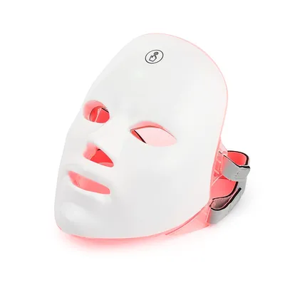 Rechargeable Facial LED Mask 7 Colors LED Photon Therapy Beauty Mask Skin Rejuvenation Home Face Lifting Whitening