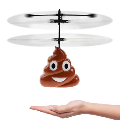 Rechargeable Flying Poop Toy