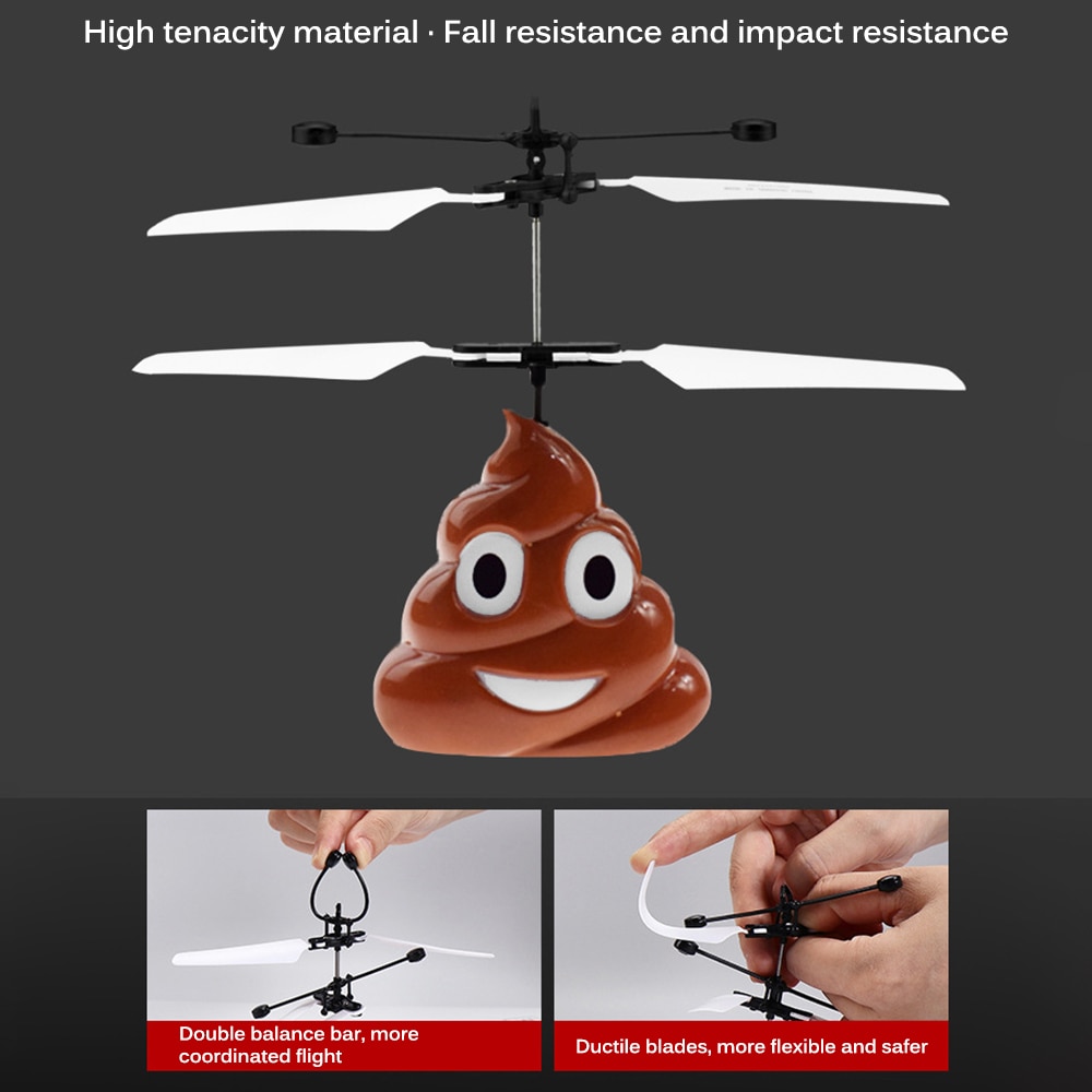 Rechargeable Flying Poop Toy