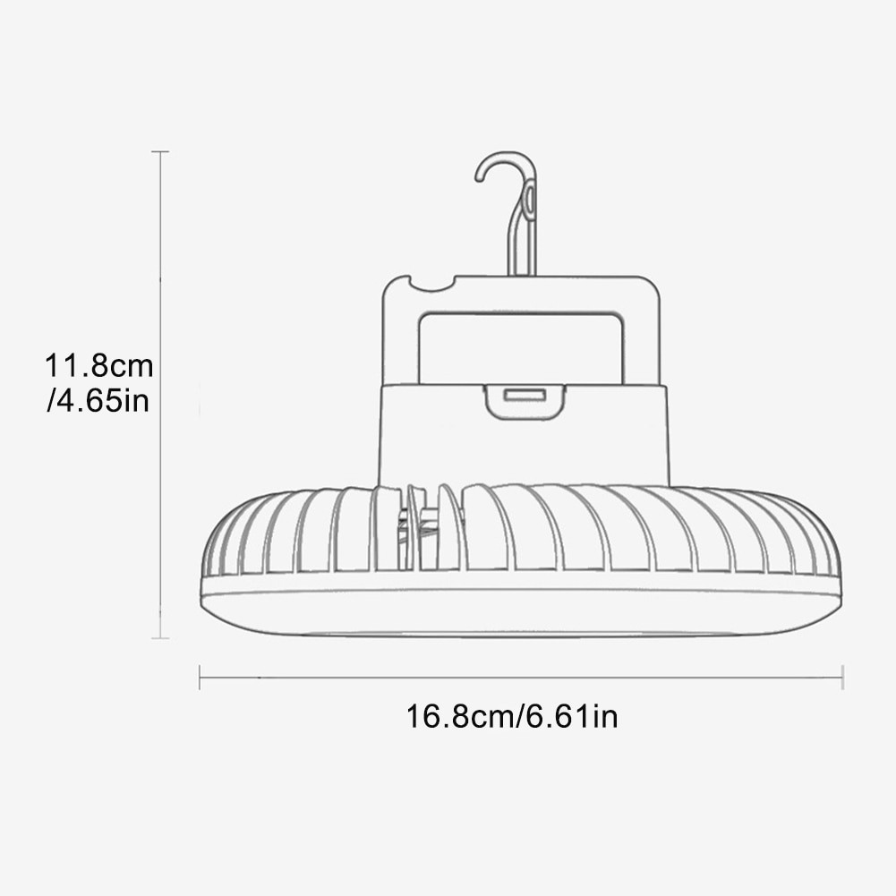 Rechargeable Foldable Camping Tent Fan Light Rechargeable Foldable Camping Tent Fan Light