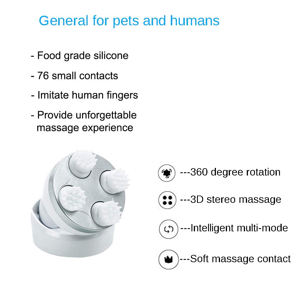 Rechargeable Head Massager for Cats and Dogs Rechargeable Head Massager for Cats and Dogs